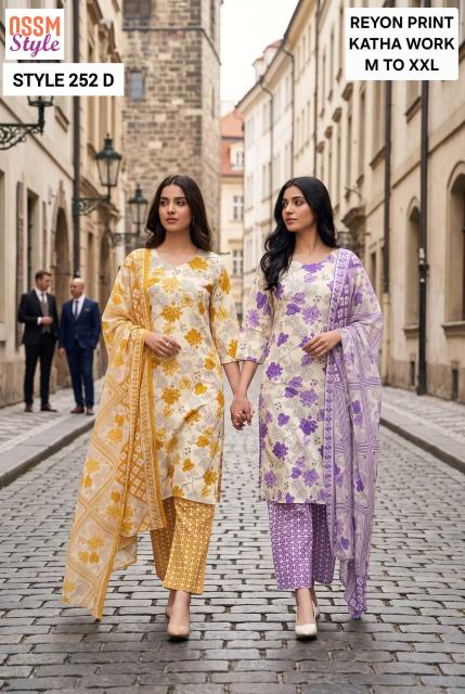 Ossm style 252 D for kurtis wholesale